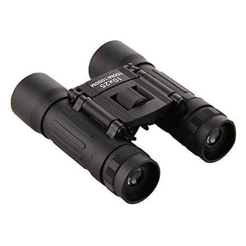 Ajcoflt Binóculos dobráveis telescópio portátil de alta definição de alta potência com filme vermelh