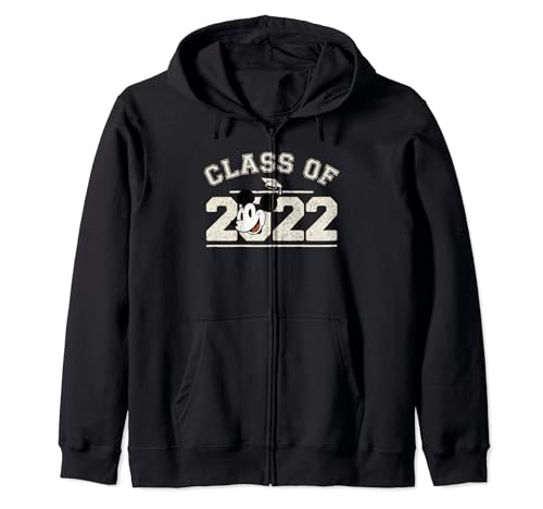 Mickey Class of 2022 veste à capuche zippée Disney vêtement coton