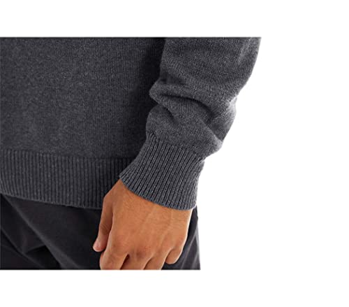 Pull thermique homme chaud rouge vin M avec zip 1/4 - 7