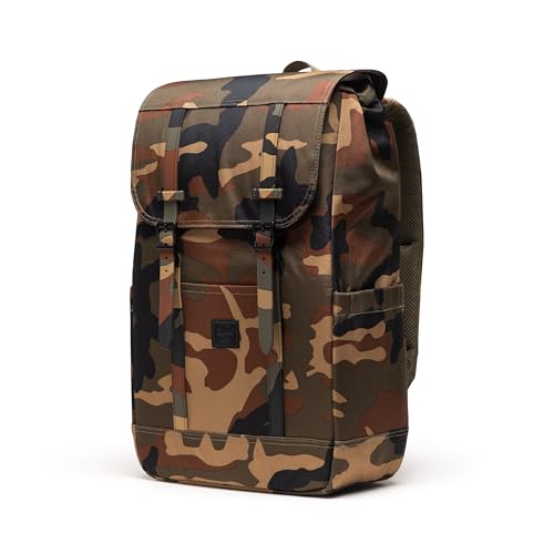 Image of Herschel Supply Co. Unisex Retreat Backpack Woodland Camo /Black Label One Size