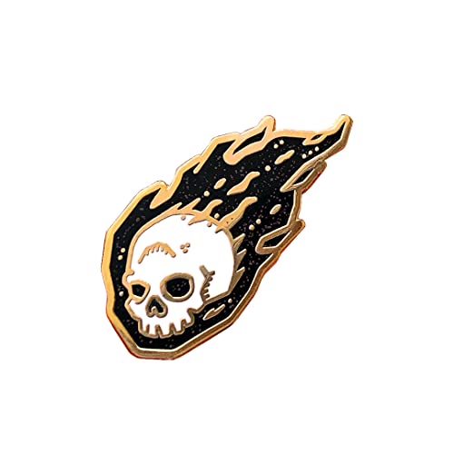 Pin Icebrg Caveira Flamejante
