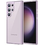 JETech Case for Samsung Galaxy S23 Ultra 5G 6.8-Inch, Non-Yellowing Shockproof Bumper Protective Phone Cover, Anti-Scratch Hard PC Back (Purple)