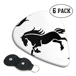 Running Horse Lot de 6 médiators pour guitare acoustique, guitare électrique, basse, ukulélé – fins, moyens et épais. - Les Beatles, Paul McCartney, John Lennon, RIngo Starr, George Harrison Running Horse Lot de 6 médiators pour guitare acoustique, guitare électrique, basse, ukulélé – fins, moyens et épais. – Image 2