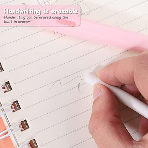 YUTOU Pack of 6 Eternal Pencil Inkless Pencils Eternal Technology Unlimited Writing No Ink Pen Reusable Inkless Pen with 6 Replacement Tips - Image 3