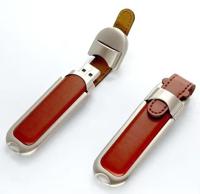 Sippytales, Leather Premium USB Flash Drive, 2.0, 4GB-128GB Capacity, Luxury Pen Drive for Gifting (Brown, 8, GB)-image-43