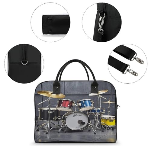 Bolso para laptop Cool Drum Set con correa ajustable miniatura 6