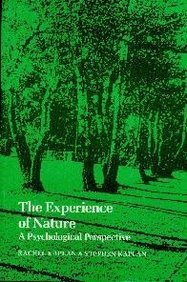 Image of The Experience of Nature: A Psychological Perspective