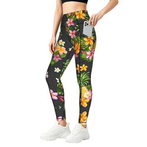 Leggings de piña tropical para tus rutinas de gimnasio y fitness