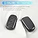 Soft TPU Key Fob Cover Full Protection Suitable for Dodge,Key Cover Case for Jeep Grand Cherokee Renegade Compass 3 4 5 Buttons Smart Key Car Accessories Holder Protector