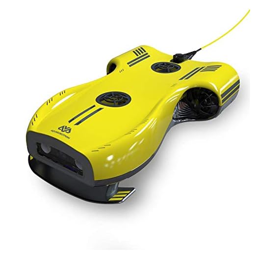 Nemo 4K Underwater Camera Drone System, Aqua Pro Sea Photography, WiFi Recorder for Fishing, Scuba Diving with Travel Backpack