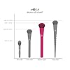 MODA Tie Dye, 5pc Full Face Makeup Brush Set, Includes - Blush, Complexion, Shadow, Crease, Liner Brushes, Calming Coral