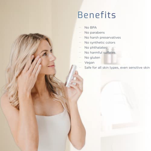 Silver Biotics - Anti-Aging Colloidal Nano-Silver Facial Serum Gel | Great For Blemishes, Scars & More All Natural Face Care | 20Ppm Silversol & 2% Hyaluronic Acid - 1 Fl.oz #TOP4