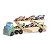 Price comparison product image Melissa & Doug Mega Race-Car Carrier | Wooden Vehicles & Trains | Trucks & Vehicles | 7+ | Gift for Boy or Girl