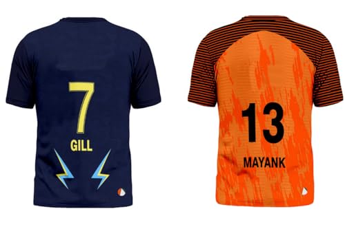 Image of Sports India IPL Cricket Team T Shirt Jersey Combo for (Kid's, Boy's & Mens) L744