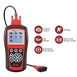 【SPECIAL SERVICES RESET】: Dieses umfassende Diagnose-Tool bietet Funktionen, die Bremsbeläge, Lesen und Löschen von Fehlercodes EPB / SBC, setzen Sie den Kilometerstand für den Ölservice zu öffnen und zu schließen, usw.