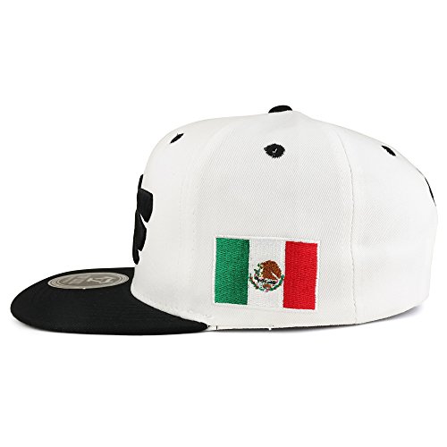 Image of Hecho En Mexico Eagle 3D Embroidered Flat Bill Snapback Cap