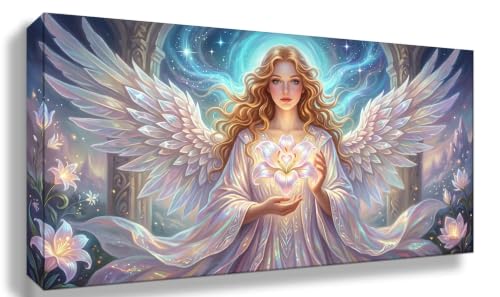 Kit diamond painting ange 80x160cm : le cadeau artistique idéal pour homme