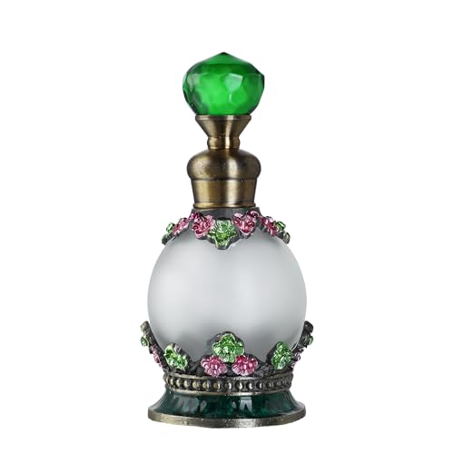 YU FENG Flower Perfume Bottles Empty Vintage Fancy Decorative Crystal