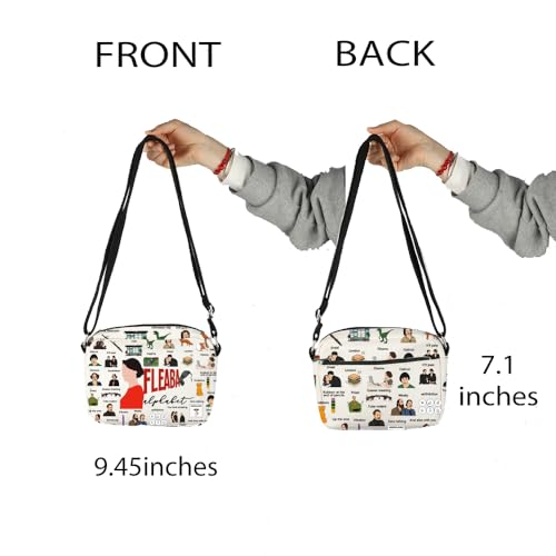 TV Show Inspired Gift TV Show Merchandise TV Series Alphabet Crossbody Bag for Fans2