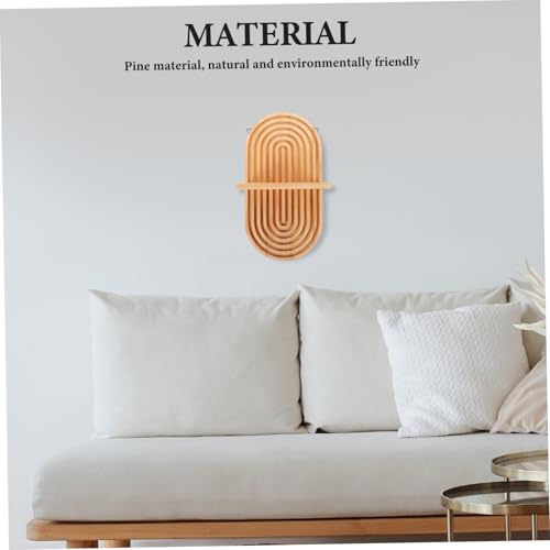Estante de pared boho de almacenamiento práctico para organizar baños y dormitorios modernos 8