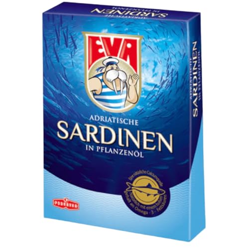 EVA sardinas adriáticas en aceite vegetal 100 gramos de conservas