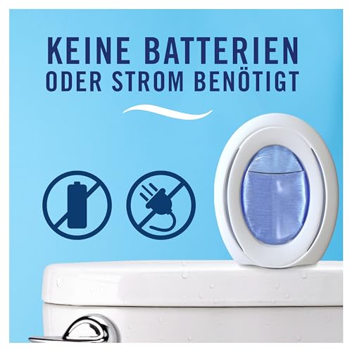 Febreze Bad Lufterfrischer, Lenor Aprilfrisch, 5 Stück, Kontinuierliche Geruchsbekämpfung und -verhinderung für Badezimmer