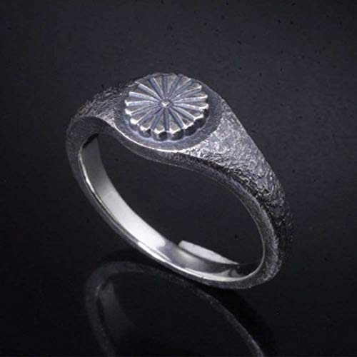 Amazon.co.jp: 龍頭: 菊紋印台リング