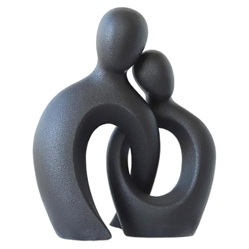 Opzioni di posizionamento versatili: la scultura dell'amore della coppia si adatta facilmente a vari spazi, dal caminetto della camera da letto allo scaffale del soggiorno. I suoi toni neutri e il design contemporaneo lo rendono facile da integrare con ambienti domestici tradizionali e moderni.