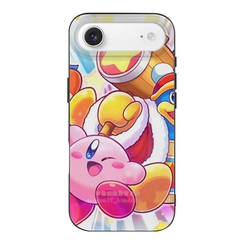 JUJUYTFCBF �X�}�z�P�[�X �s�N�~�� ���̃J�[�r�B iPhone 17 Air �Ή��� �P�[�X �ϏՌ� TPU ���^ �A�C�t�H���P�[�X ���h�~ �w��h�~ ���������� �l�C �L�����N�^�[ ������� �v���[���g Black-style
