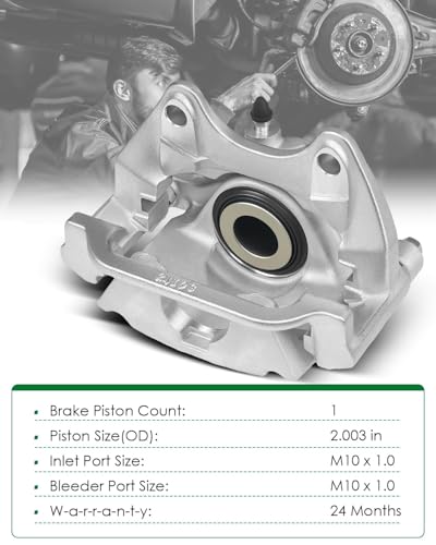 Image of Rear Left Disc Brake Caliper Assembly with Bracket for:-Chevy for:-GMC Silverado Suburban Sierra 1500, Yukon XL 1500 Tahoe, for:-Cadillac Escalade ESV 2007-2018 5.3L 6.0L 6.2L OE# 18-B5030