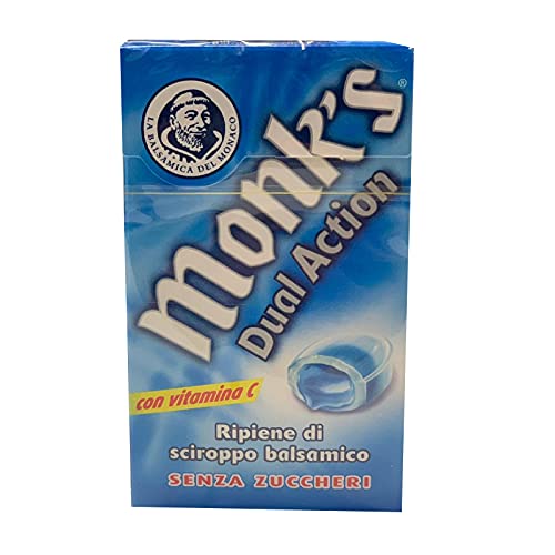 16 x PACCHETTI CARAMELLE BALSAMICHE MONK'S LIGHT