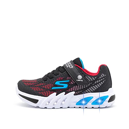 Skechers Jungen Flex-glow Elite Vorlo Sneaker, Black Synthetic...