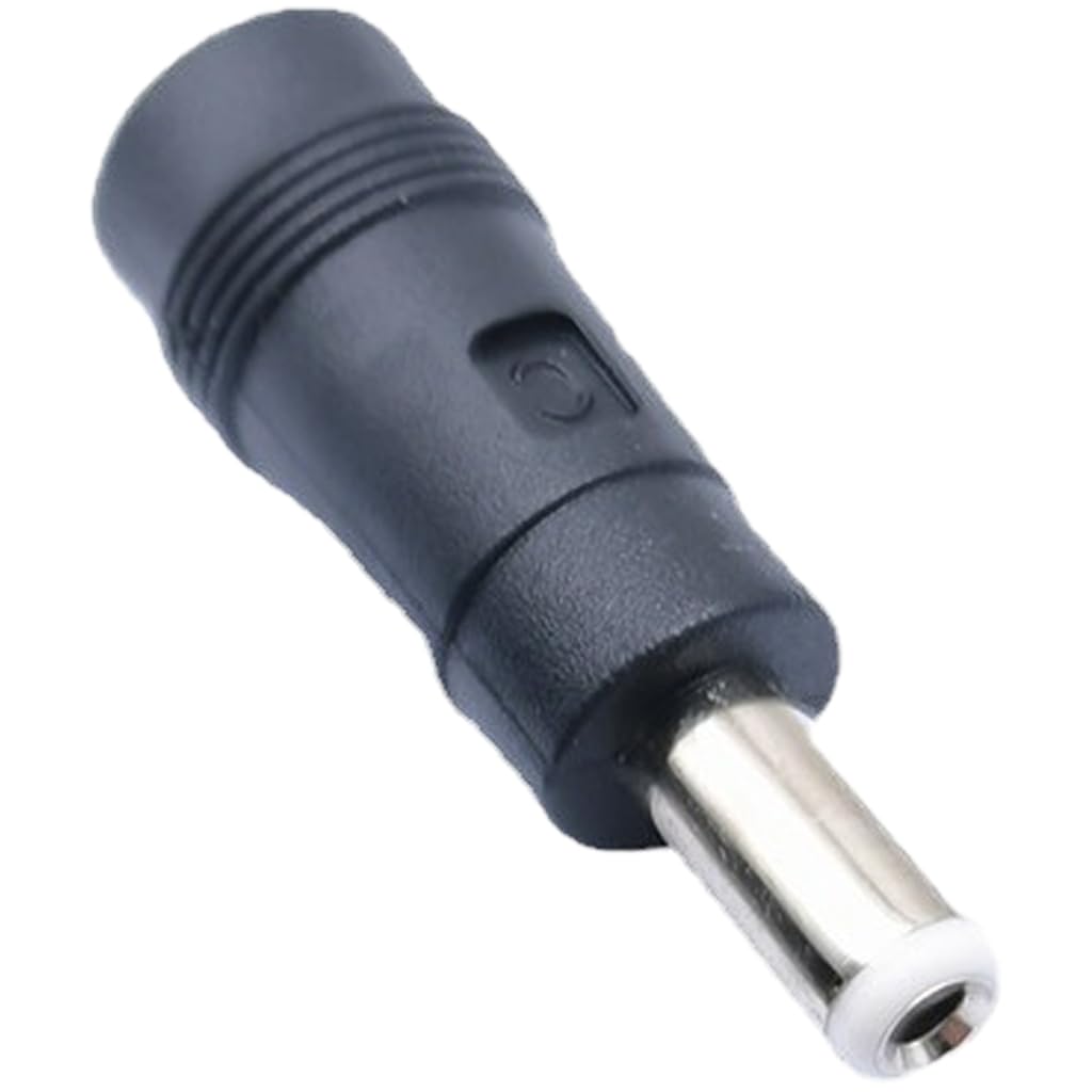 Elnwnnkc 5.5x2.1mm to 5.5x2.5mm Power Adapter Female to Male Charging Converter Connector for Laptops Power