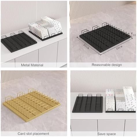 Trade Show Display Rack - Desktop Tile Organizer Shelf for Marble, Glass, Quartz, Ceramic Samples - Retail Store Showcase, Durable & Stylish Floor Stand