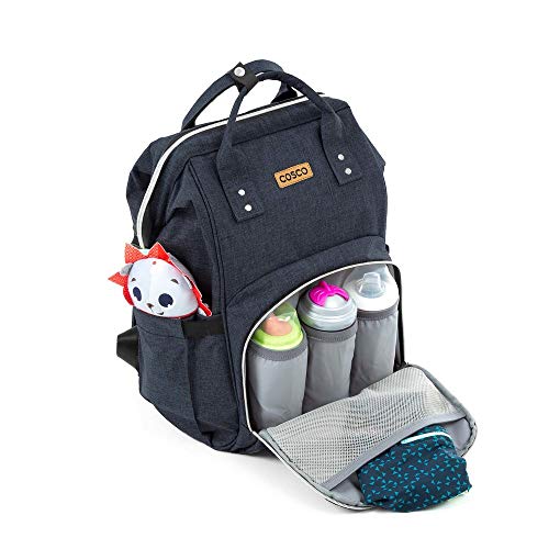 Cosco Kids, Mochila Multifuncional Peggy, Azul Mescla
