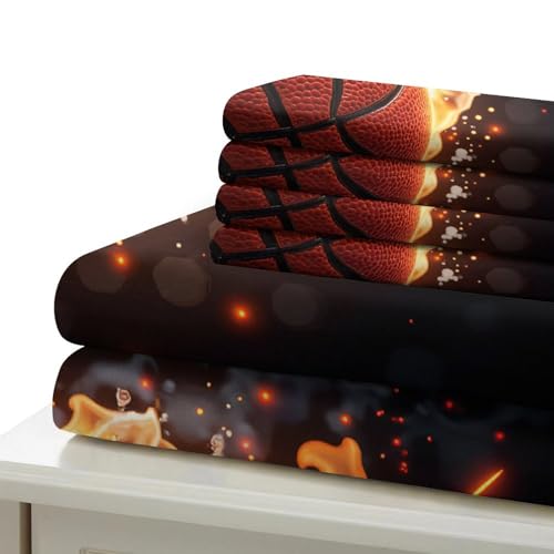 Parure de lit basket 3D respirante pour relooker une chambre d'ado fan de sport