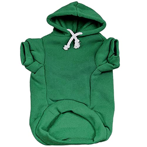 Mr. Lucky St. Patrick's Day Pullover Fleece Lined Dog Hoodie with Leash Hole Sweatshirt (Green 4X-Large 989)