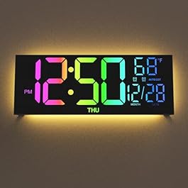 Digital Wall Clock Large...