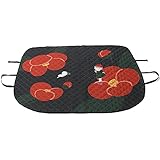 Wasserdichte Picknickdecke Autoabdeckung 2 In 1, 3-Lagiges Quilten Isolierung Stranddecke Tragbar Feuchtigkeitswiderstandsfähig Die Autofussmatte Kompakt Teppich Zum Camping Reise Wandern 115X145Cm