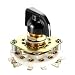 uxcell 1P7T 1 Pole 7 Position 1 Deck Band Channel Rotary Switch Selector with Knob