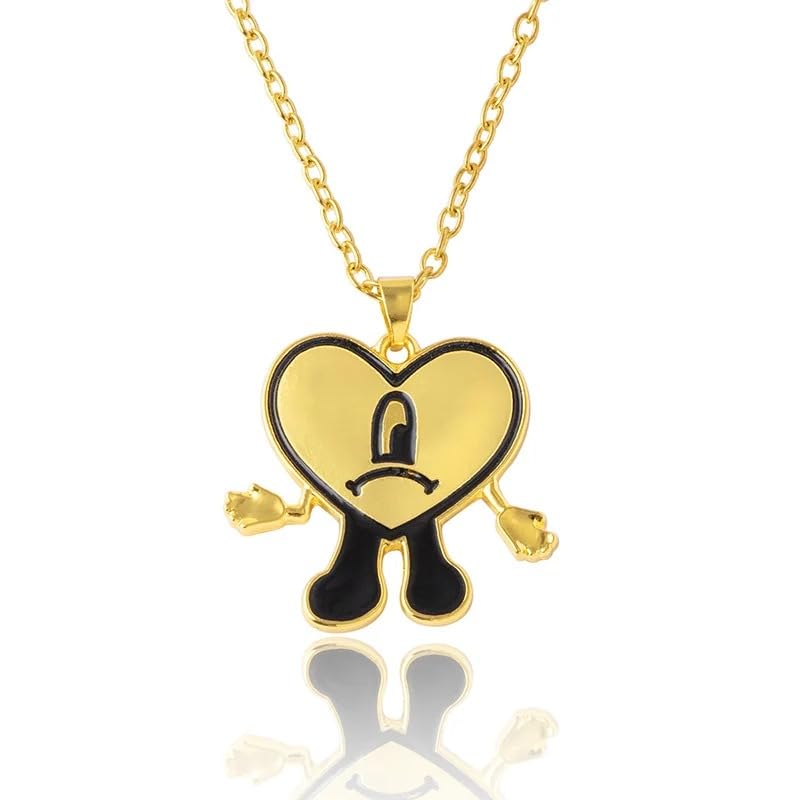 Collier pendentif coeur rouge triste transformé en cadeau idéal