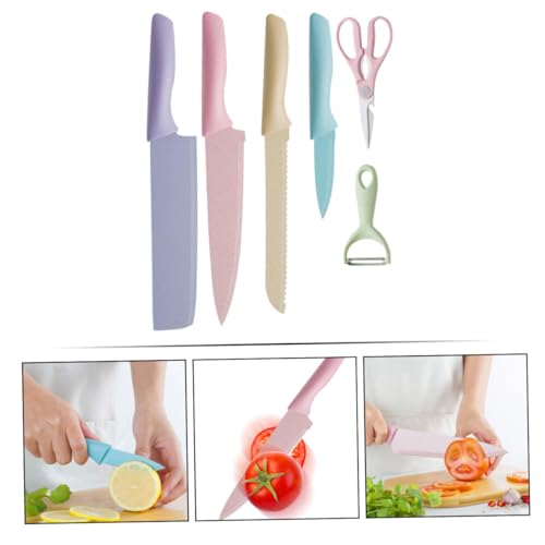 Set Cuchillos Cocina 7 Piezas Acero Inox Base miniatura 6