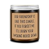 Funny Gifts for Friend Women - Best Friend, Friendship Gifts Candle for Women, Mothers Day, Graduation, Birthday Gifts for Friends Female, Mom, BFF, Bestie Gifts, Going Away Gifts for Friends