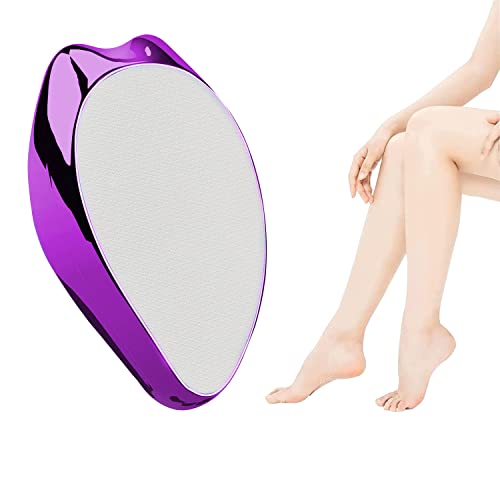 WOOXDYUK Rubby Nano - Depiladora de pelo sin afeitar, dolor y cortes, goma de borrar para mujer, incluye efecto exfoliante, color rojo Cover
