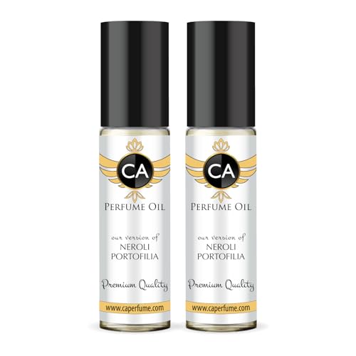 CA Perfume Impression of Neroli Portofilia Unisex Eau De Parfum Citrus Aromatic Scent Long Lasting Unisex Fragrance Travel Size TSA Ready for Day and Night Wear 0.33 Fl Oz 10ml (Pack of 2)