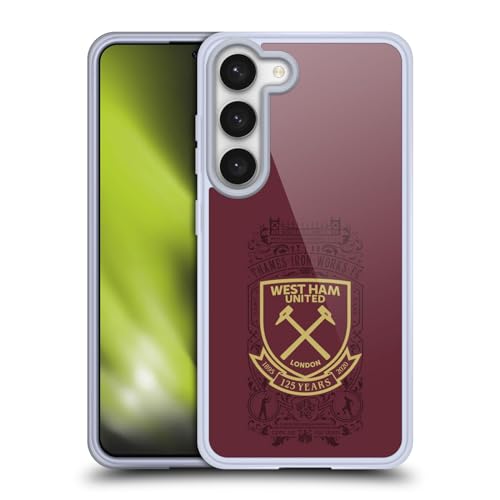 Carcasa Antideslizante Samsung S23 5G Funda Gel Suave West Ham United Conectividad Total