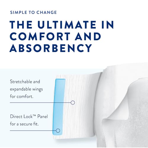 Image of Prevail Air Overnight Adult Incontinence Brief Size 1 / Medium Heavy Absorbency Overnight, NGX-012 /1, 58, 80 Ct