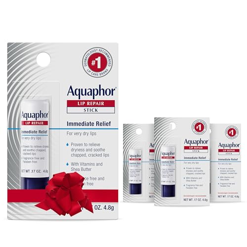 Aquaphor Lip Repair Stick with Jojoba Oil and Shea Butter,