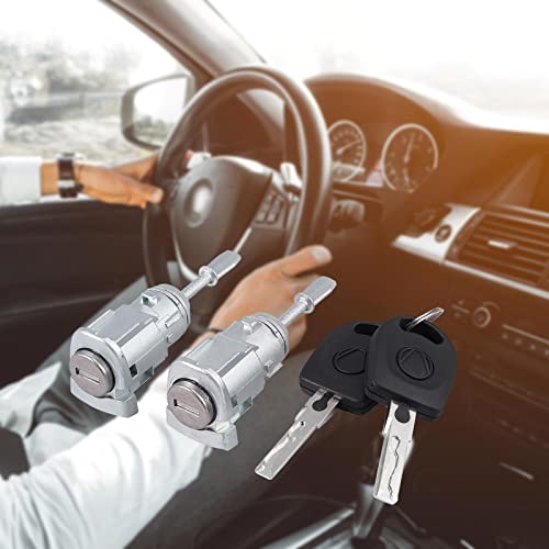 Justech 2x Schließzylinder 604837167 604837168 Türschloss mit Schlüssel Schlüßel Fahrzeugtür...