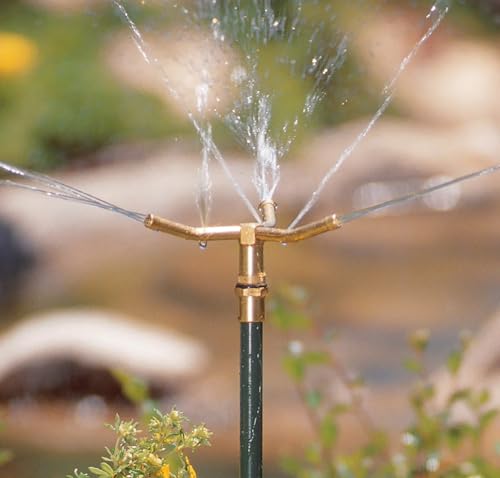 Image of Orbit 3-Arm High-Rise Lawn Sprinkler, Adjustable Range - 58288